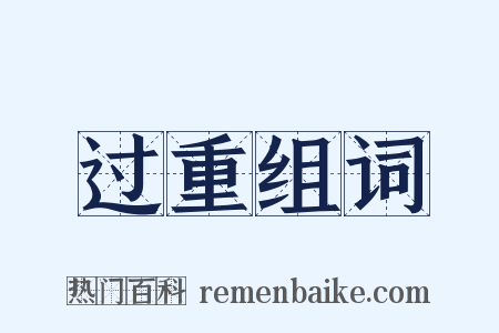 过重组词是什么意思的图片